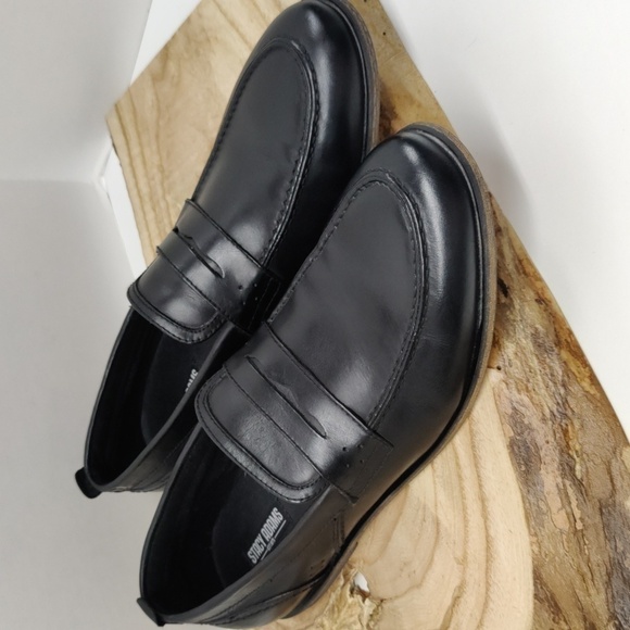 Stacy Adams Men's Black Leather Loafers, Size 10.5 M - Picture 2 of 11